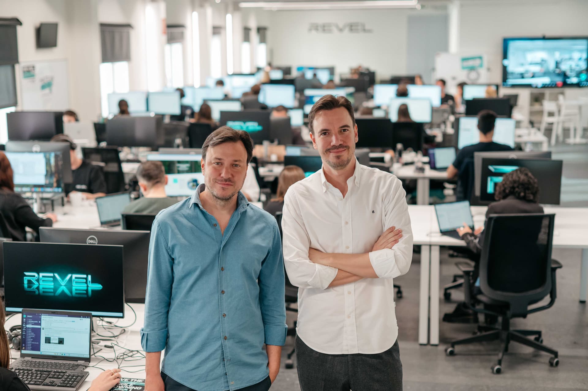 Daniel Marcos y Enrique de Mateo, cofundadores de Revel. Daniel Marcos y Enrique de Mateo, cofundadores de Revel.